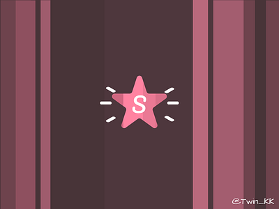 Pink Star illustration
