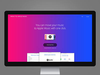 Move to Apple Music apple design itunes software