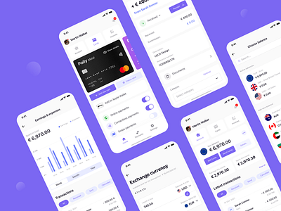 Paily | Neo-Banking App banking graphic design online banking ui ux