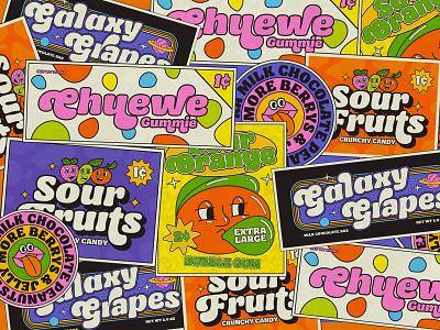 Retro Candy Label