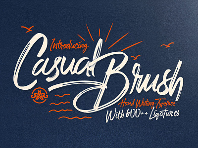 Casual Brush brush ligatures open type script typeface