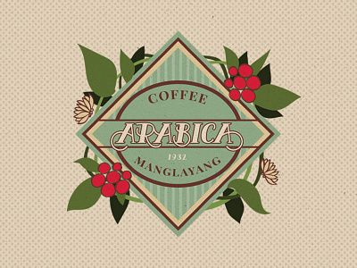 Manglayang Coffee coffee hand lettering typeface vintage