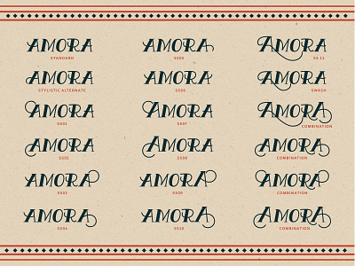 Maclaurent OpenType Features decorative display opentype serif typeface vintage