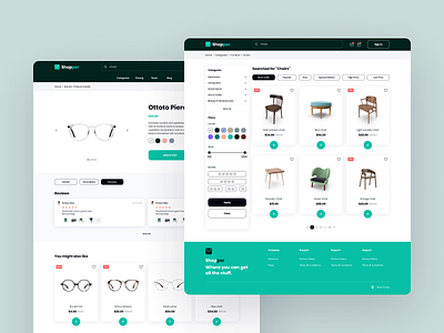 SHOPPER - ECOMMERCE MOBILE APP & WEBSITE bank card ecommerce home illustration landingpage online shopping payment product product detail purchase shipping shopping ui ui design ux design wallet web design web ui website website design