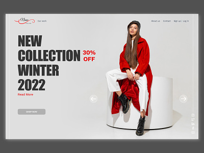 website concept-fasion shop