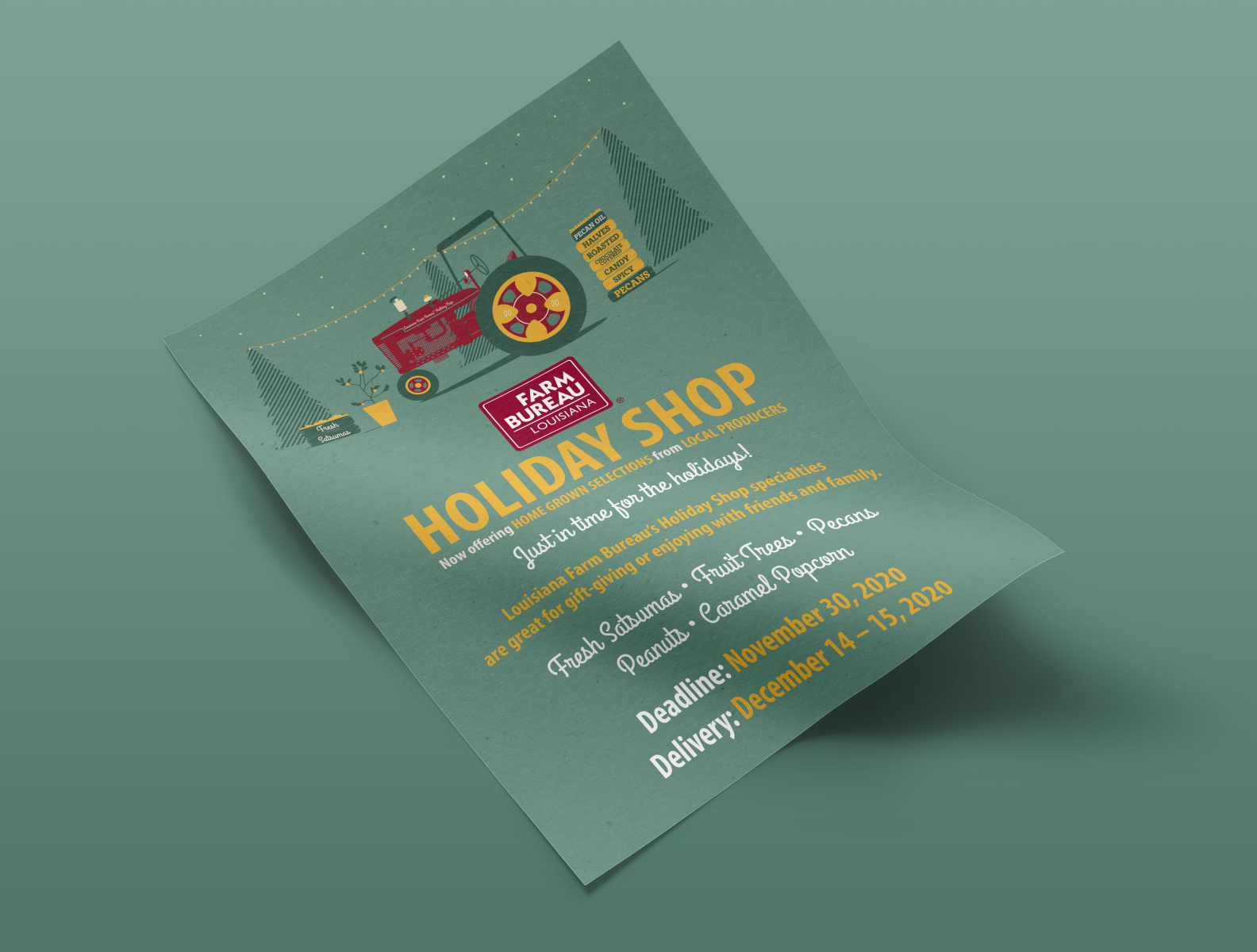 2020 Louisiana Farm Bureau Holiday Shop Flyer by Monica Velasquez on