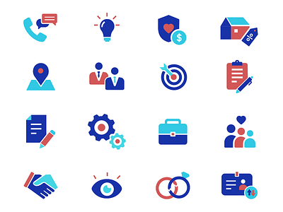 Icons advisor custom graphic iconography icons investment