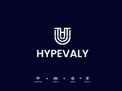 Hypevaly Logo Design branding brandlogo fresh graphic design logo logodesign minimal mordan new simple typography ui unique