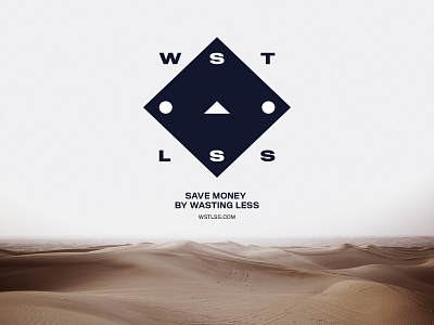 WSTLSS - branding app branding logo recycle shopping sustainable waste