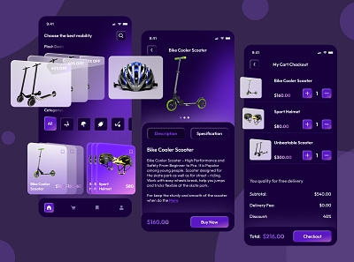 E-commerce Mobile App adobe xd branding design e commerce ecommerce figma illustration mobile app ui uiux ux