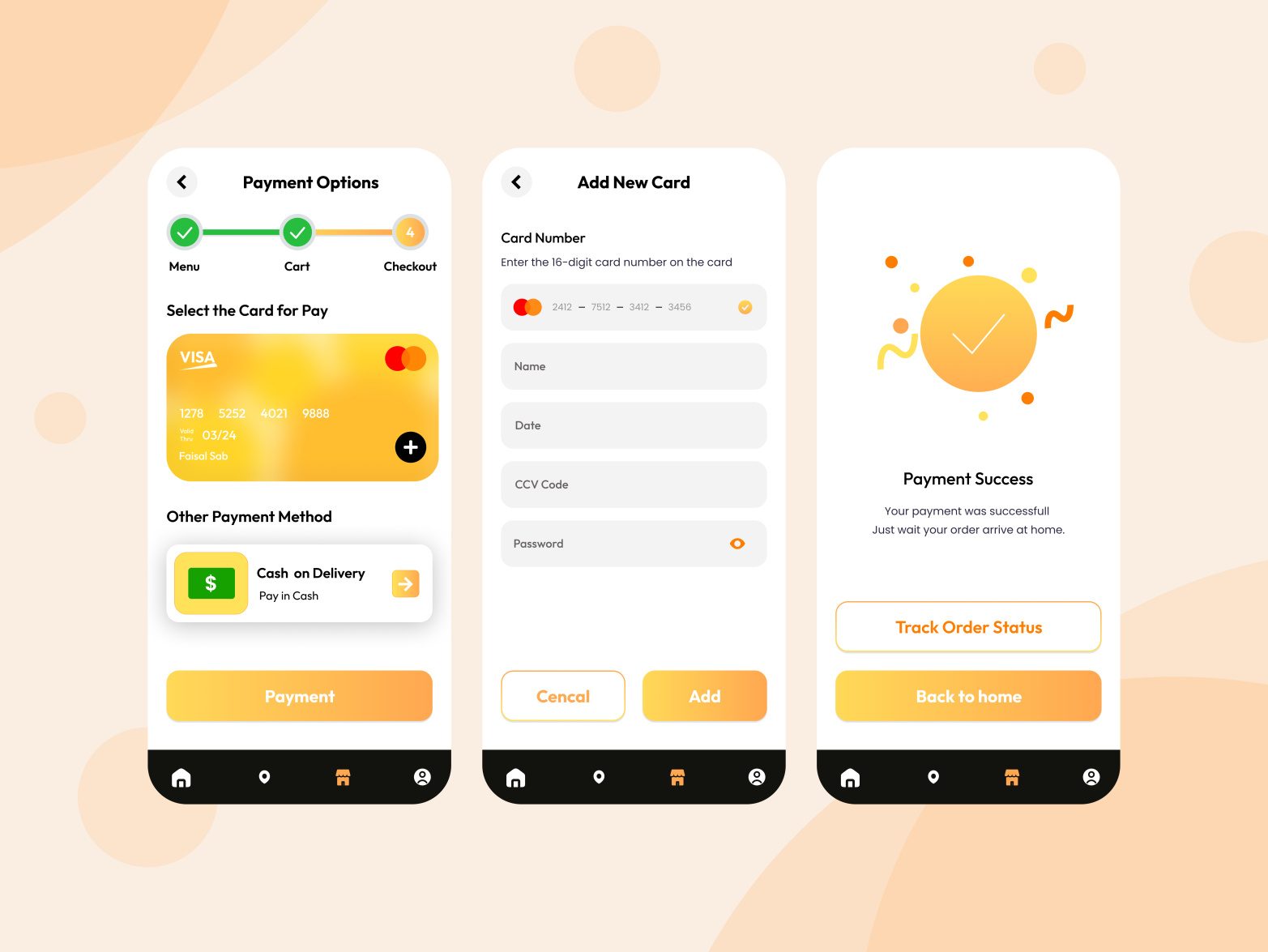 Payment Method UI/UX Design By Danish Ali On Dribbble