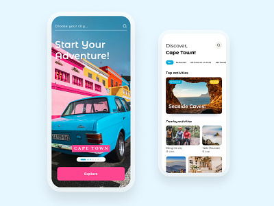 Traveling Mobile App Design