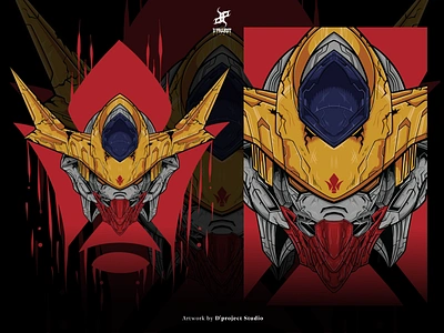 Gundam Barbatos - T-shirt Illustration artwork barbatos barbatos lupus cloth clothing clothing brand gundam gundam art gundam poster gundam vector illustration illustrator merch merchandise mobile suit poster poster art t shirt design t shirt illustration t shirt merchandise