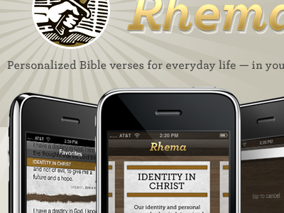 App Page app bible church iphone web