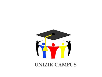 Unizik campus hub logo branding illustration logo