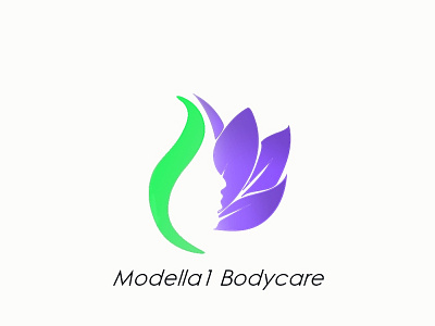 Modella1 bodycare logo branding graphic design illustration logo