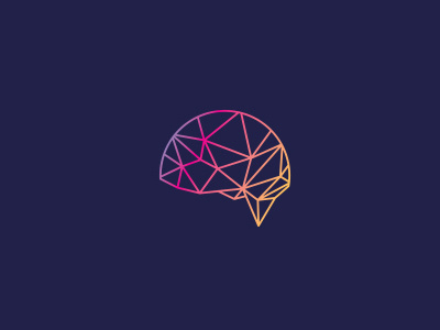 logo brain system brain brand logo mark system