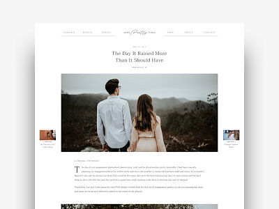 Some Pretty Thing Blog blog clean minimal post ui ux web design