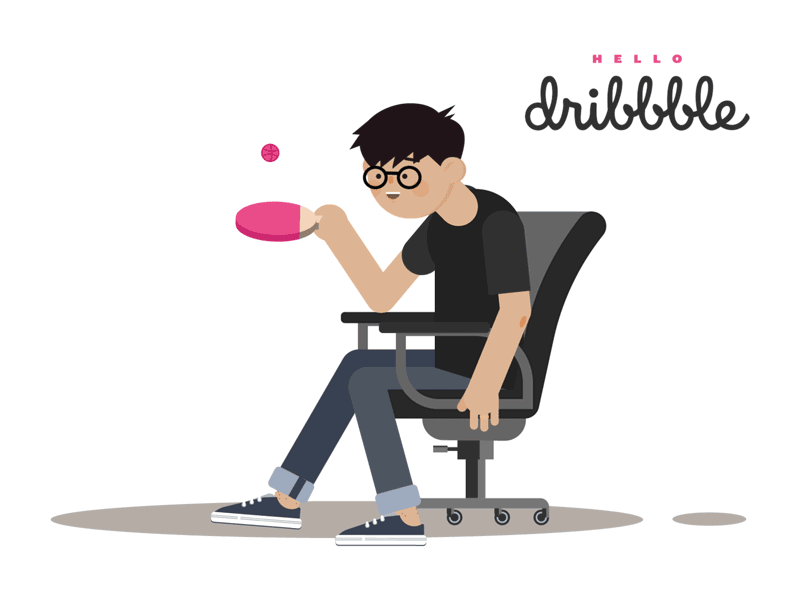 Hello Dribbble By Lolo Zhang On Dribbble