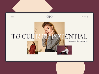 Gipp - design online store | Children, Clothing adobe photoshop app clothes design figma online store store ui ux web