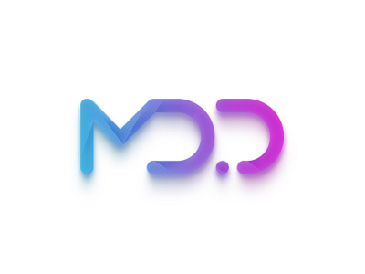 Crystal logo for MDD Design crystal logo