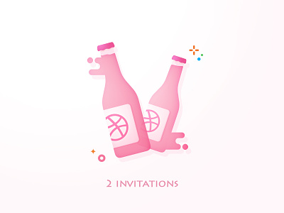 2 Dribbble invites invites