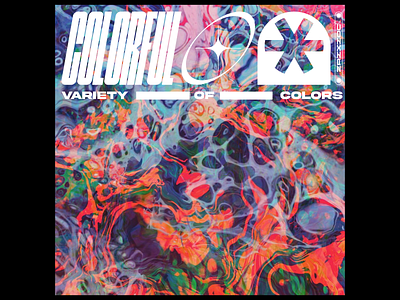 Colorful acid aciddesign art colorful cool design edgy edgydesign fonts graphic design mandala poster