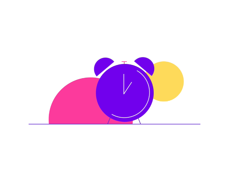 Clock alarm animation clock gif icon illustration time