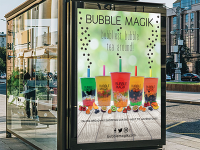 BUBBLE MAGIK Poster Design