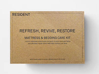 RESIDENT Packaging Design