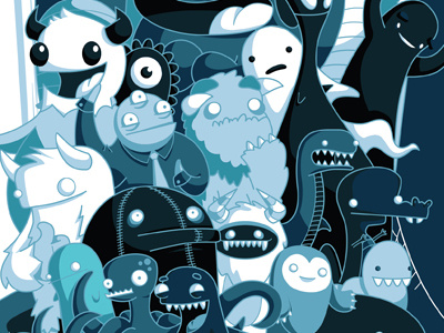 Monsters illustration monsters