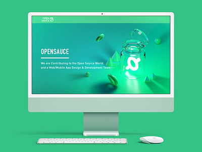 Opensauce website design webstie