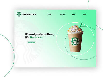 Starbucks Landing page