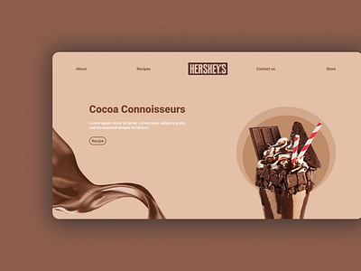 Hershey's Landing page