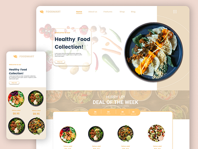 Foodmart Landing page