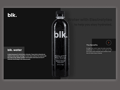 blk. landing page design landingpage ui ux webdesign website