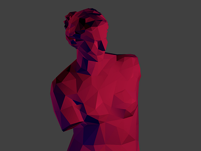 Venus de Milo art javascript lowpoly sculpture tulsa