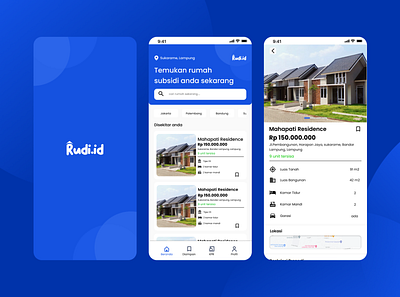 Aplikasi Rumah Subsidi - Rudi.id app ui