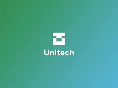 Unitech brand brandidentity branding clean creative design flat graphic design logo logodesign logomaker minimal minimalist modern simple tech technology unique unitech vector