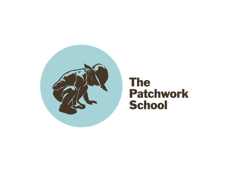 Logo - The Patchwork School child illustration logo