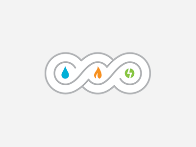 Conservation Synergy Symbols electricity flat gas icon water