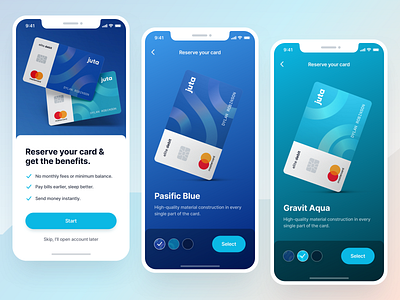 Debit Card - Finance App UI Kit by Ahmad Fawaid on Dribbble