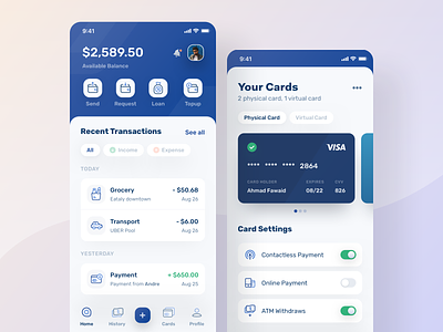 Finance App Visual Exploration