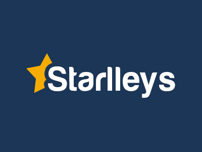 Starlleys - Logo branding logo shopping starlleys