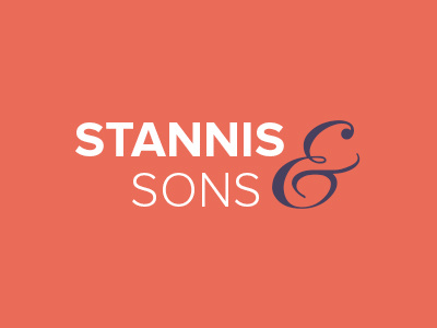 Stannis & Sons - logo branding logo shopping ss