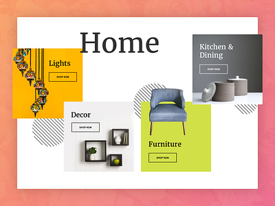 Concept for Marketplace Website design ecommence home marketplace shopping ui website