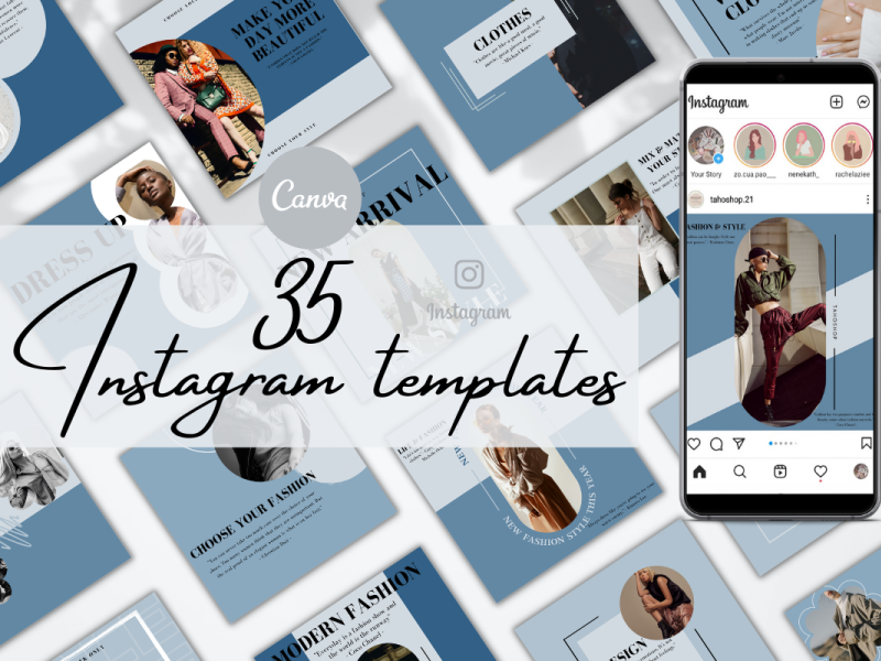 Instagram Templates - Canva Templates by Thảo Nguyễn on Dribbble