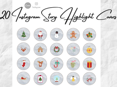 Instagram Highlight Covers - Christmas