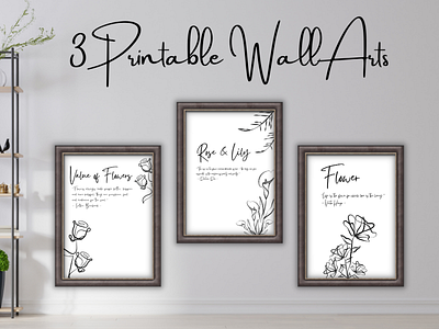 Printable Wall Art - Flower art artistic design decoration flower flower quotes home home decor home decoration impessive wall art office decor print print font printable printable wall printable wall art room decor