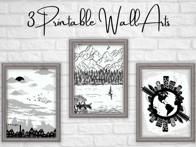 Printable Wall Art - Landscape by Thảo Nguyễn on Dribbble